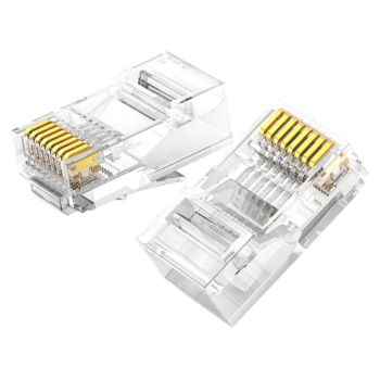 Ugreen RJ45 mrežni konektor Cat6 (paket 50kosov) Ugreen RJ45 mrežni konektor Cat6 (paket 50kosov)