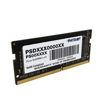 Patriot Signature Line 8GB DDR4-2666 SODIMM PC4-21300 CL19, 1.2V Patriot Signature Line 8GB DDR4-2666 SODIMM PC4-21300 CL19, 1.2V