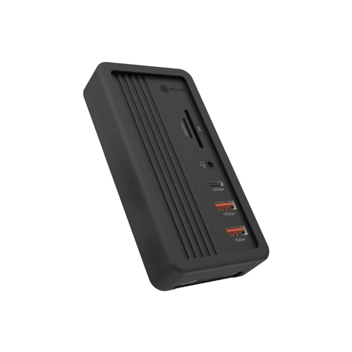IcyBox IB-DK4072M-CU31 10-v-1 priklopna postaja s režo za NVMe disk ICYBOX IcyBox IB-DK4072M-CU31 10-v-1 priklopna postaja s režo za NVMe disk