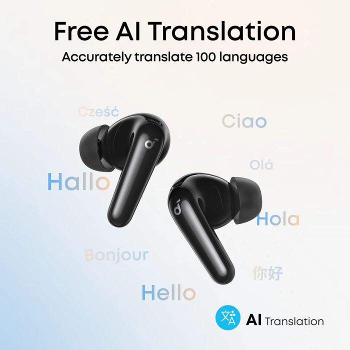 Anker Soundcore R60i NC brezžične slušalke, črne ANKER Anker Soundcore R60i NC brezžične slušalke, črne