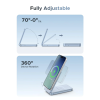Ugreen 2-in-1 MagSafe brezžični polnilnik Qi2 25W UGREEN Ugreen 2-in-1 MagSafe brezžični polnilnik Qi2 25W