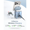 Ugreen 2-in-1 MagSafe brezžični polnilnik Qi2 30W