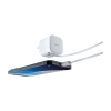 Intenso 65W GaN napajalnik z vgrajenim kablom USB-C, bel INTENSO Intenso 65W GaN napajalnik z vgrajenim kablom USB-C, bel