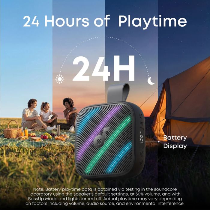 Anker Soundcore Boom Go 3i prenosni Bluetooth zvočnik, črn ANKER Anker Soundcore Boom Go 3i prenosni Bluetooth zvočnik, črn