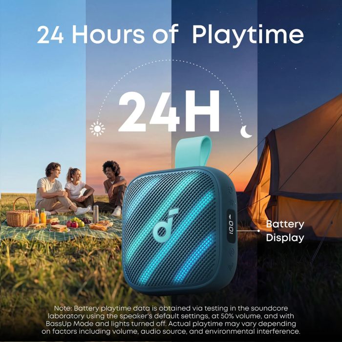 Anker Soundcore Boom Go 3i prenosni Bluetooth zvočnik, moder ANKER Anker Soundcore Boom Go 3i prenosni Bluetooth zvočnik, moder