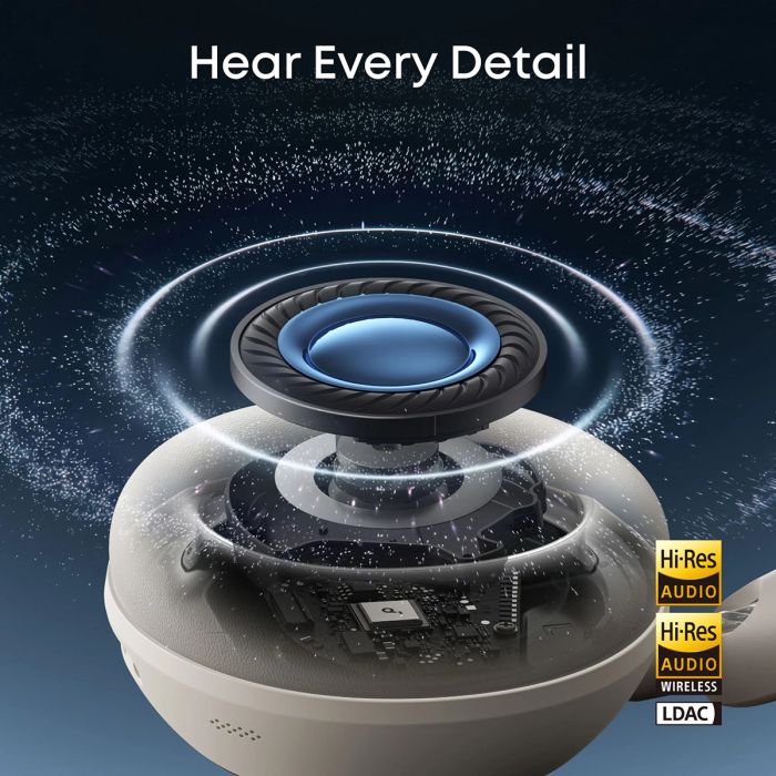 Anker Soundcore Space 2 naglavne Bluetooth slušalke, bele ANKER Anker Soundcore Space 2 naglavne Bluetooth slušalke, bele