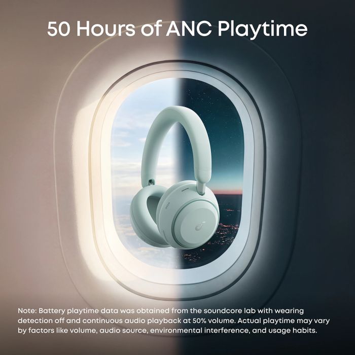 Anker Soundcore Space 2 naglavne Bluetooth slušalke, zelene ANKER Anker Soundcore Space 2 naglavne Bluetooth slušalke, zelene