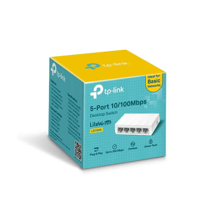 TP-LINK LS1005 5 port 100Mbps mrežno stikalo / switch TP-LINK TP-LINK LS1005 5 port 100Mbps mrežno stikalo / switch