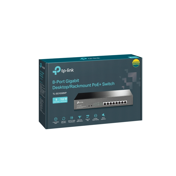 TP-Link mrežno stikalo 8 port 10/100/1000, 8 × POE+ TP-LINK TP-Link mrežno stikalo 8 port 10/100/1000, 8 × POE+