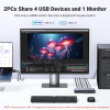 Ugreen USB 3.0 KVM stikalo za upravljanje 2 računalnikov UGREEN Ugreen USB 3.0 KVM stikalo za upravljanje 2 računalnikov