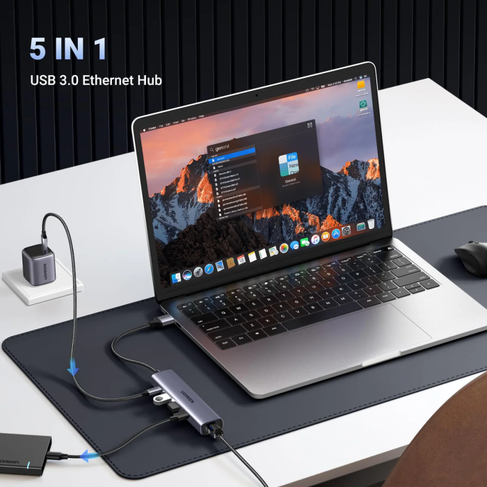 Ugreen USB 3.0 5v1 Hub UGREEN Ugreen USB 3.0 5v1 Hub