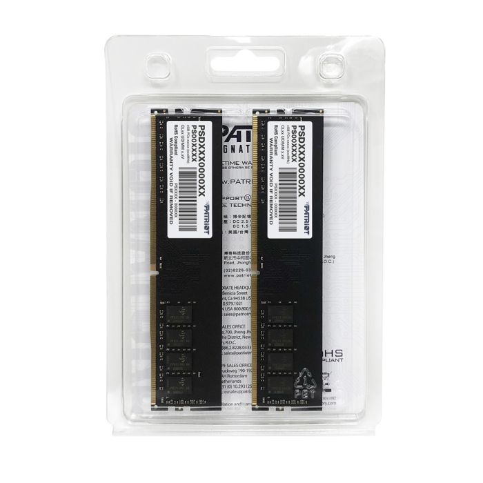 Patriot Signature Line 16GB Kit (2x8GB) DDR4-3200 DIMM PC4-25600 CL22, 1.2V