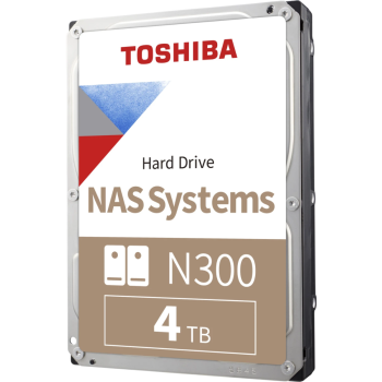 Toshiba 4TB N300 NAS 3,5" SATA 6Gb/s 7200rpm 512MB HDD disk