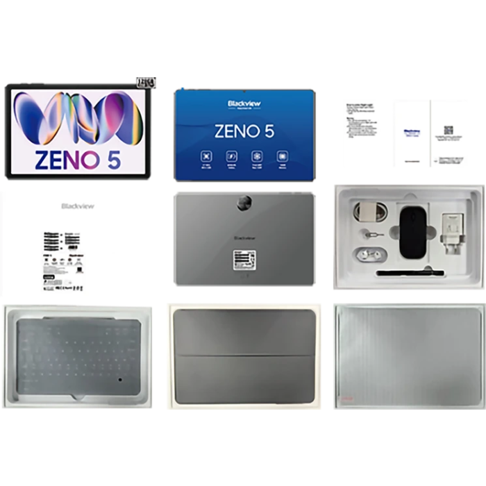 Blackview ZENO 5 11 tablični računalnik 8GB+128GB, LTE, siv - komplet