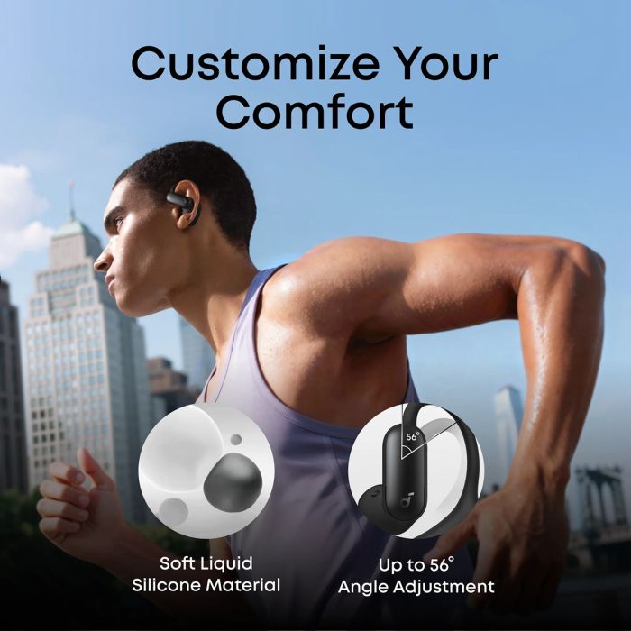 Anker Soundcore AeroFit 2 Pro brezžične slušalke, črne ANKER Anker Soundcore AeroFit 2 Pro brezžične slušalke, črne
