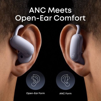 Anker Soundcore AeroFit 2 Pro brezžične slušalke, vijolične