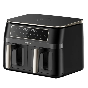 Dreame DZ30 Air Fryer cvrtnik dvojni, črn Dreame DZ30 Air Fryer cvrtnik dvojni, črn
