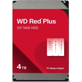 WD 4TB Red Plus 3,5" SATA 6Gb/s 5400rpm 256MB HDD disk WD 4TB Red Plus 3,5" SATA 6Gb/s 5400rpm 256MB HDD disk