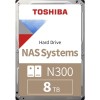 Toshiba 8TB N300 NAS 3,5 SATA 6Gb/s 7200rpm 512MB HDD disk TOSHIBA Toshiba 8TB N300 NAS 3,5 SATA 6Gb/s 7200rpm 512MB HDD disk