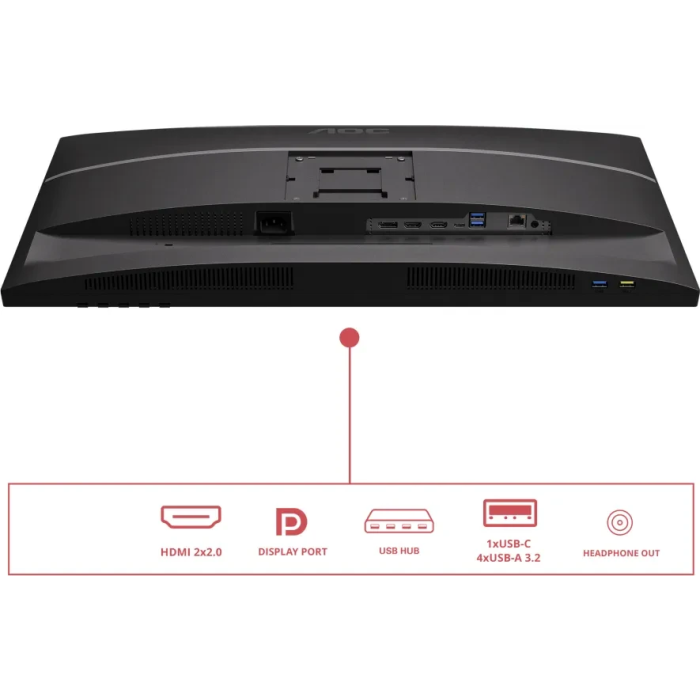 AOC U27E4CV 27 IPS UHD 60Hz USB-C PD poslovni monitor AOC AOC U27E4CV 27 IPS UHD 60Hz USB-C PD poslovni monitor