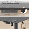 VonHaus barva svetel les električno nastavljiva dvižna pisalna miza 100 × 60 cm z USB-C polnilnim priključkom VONHAUS VonHaus barva svetel les električno nastavljiva dvižna pisalna miza 100 × 60 cm z USB-C polnilnim priključkom