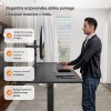 VonHaus barva svetel les električno nastavljiva dvižna pisalna miza 100 × 60 cm z USB-C polnilnim priključkom VONHAUS VonHaus barva svetel les električno nastavljiva dvižna pisalna miza 100 × 60 cm z USB-C polnilnim priključkom
