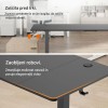 VonHaus barva svetel les električno nastavljiva dvižna pisalna miza 100 × 60 cm z USB-C polnilnim priključkom VONHAUS VonHaus barva svetel les električno nastavljiva dvižna pisalna miza 100 × 60 cm z USB-C polnilnim priključkom