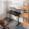 VonHaus barva svetel les električno nastavljiva dvižna pisalna miza 100 × 60 cm z USB-C polnilnim priključkom VONHAUS VonHaus barva svetel les električno nastavljiva dvižna pisalna miza 100 × 60 cm z USB-C polnilnim priključkom