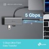 TP-LINK UH5020C 5-v-1 USB-C HUB priklopna postaja z 4K HDMI in 100 W Power Delivery TP-LINK TP-LINK UH5020C 5-v-1 USB-C HUB priklopna postaja z 4K HDMI in 100 W Power Delivery