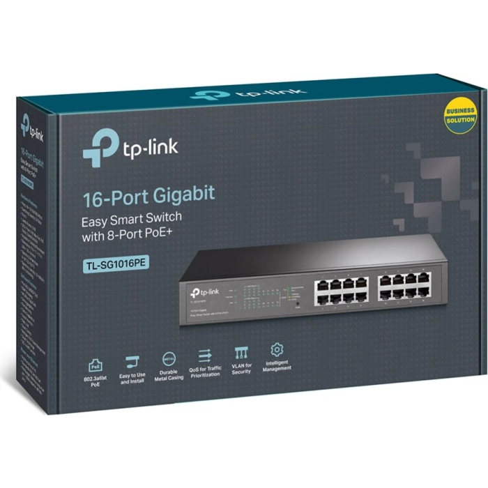 TP-Link TL-SG1016PE 16 port Gigabit z 8-Port PoE+ mrežno stikalo TP-LINK TP-Link TL-SG1016PE 16 port Gigabit z 8-Port PoE+ mrežno stikalo