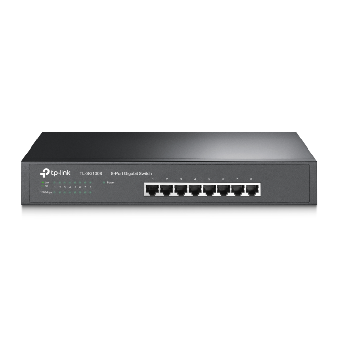 TP-LINK TL-SG1008 8-port Gigabit Desktop/Rackmount stikalo TP-LINK TP-LINK TL-SG1008 8-port Gigabit Desktop/Rackmount stikalo
