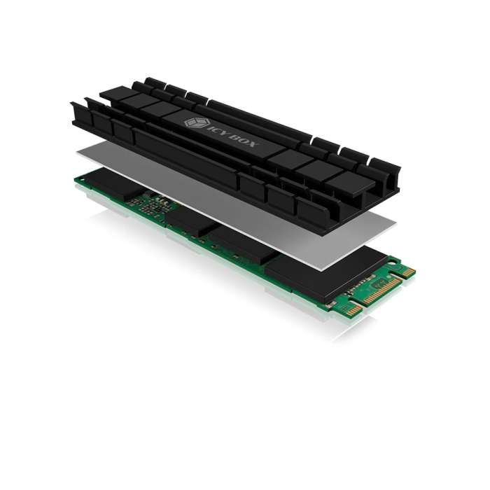 IcyBox IB-M2HS-701 hladilnik za M.2 SSD diske ICYBOX IcyBox IB-M2HS-701 hladilnik za M.2 SSD diske
