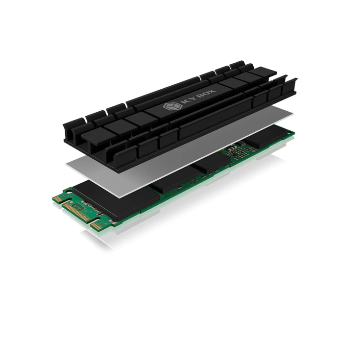 IcyBox IB-M2HS-701 hladilnik za M.2 SSD diske ICYBOX IcyBox IB-M2HS-701 hladilnik za M.2 SSD diske