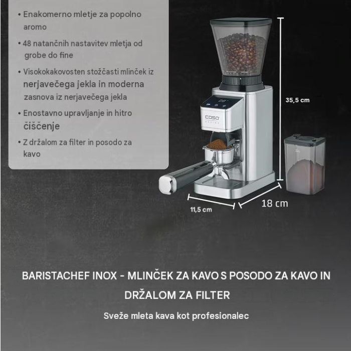CASO Coffee Compact electronic kavni aparat 600W CASO CASO Coffee Compact electronic kavni aparat 600W