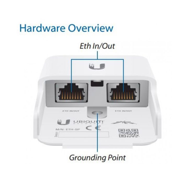 Ubiquiti prenapetostna mrežna zaščita ETH-SP-G2 UBIQUITI Ubiquiti prenapetostna mrežna zaščita ETH-SP-G2