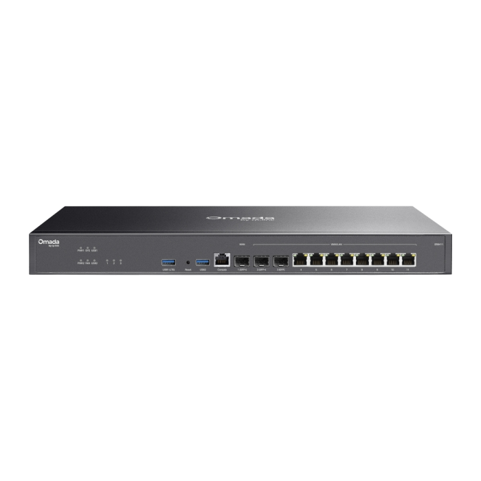 TP-LINK Omada ER8411 19 rack Enterprise 10G VPN usmerjevalnik TP-LINK TP-LINK Omada ER8411 19 rack Enterprise 10G VPN usmerjevalnik