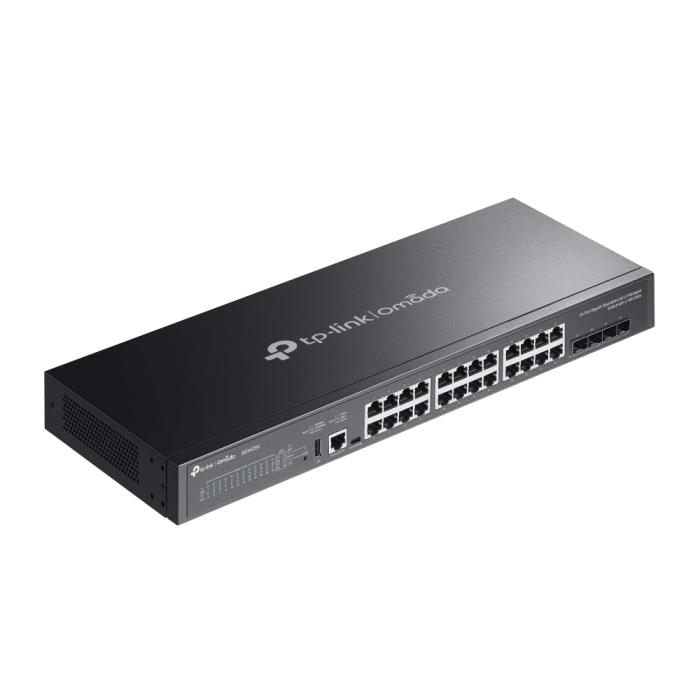 TP-LINK Omada SG5428X 24-portno Gigabit L3 upravljano stikalo s 4× 10G SFP TP-LINK Omada SG5428X 24-portno Gigabit L3 upravljano stikalo s 4× 10G SFP