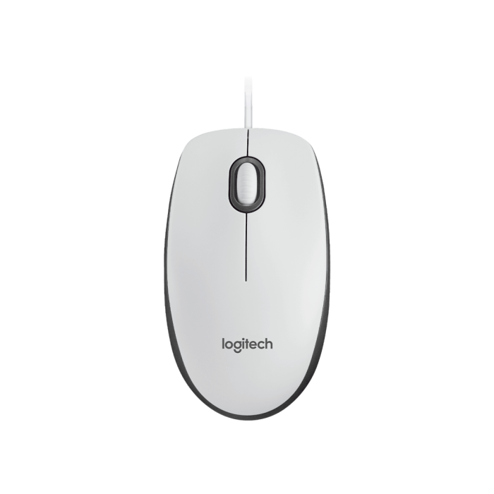 Logitech M100 optična miška, bela LOGITECH Logitech M100 optična miška, bela