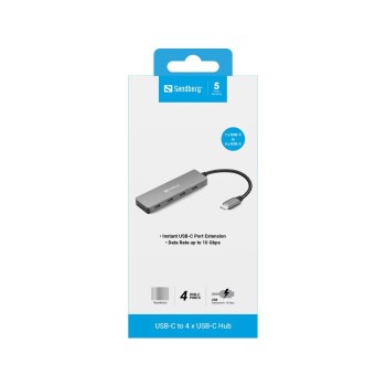 Sandberg USB-C v 4 x USB-C Hub Sandberg USB-C v 4 x USB-C Hub