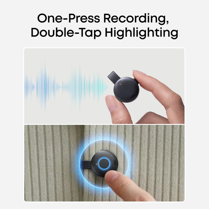 Anker Soundcore Work pametni AI snemalnik zvoka, črn ANKER Anker Soundcore Work pametni AI snemalnik zvoka, črn