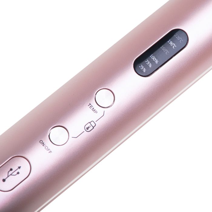 Adler Brezžični potovalni likalnik las USB-C 160/190/220°C pink