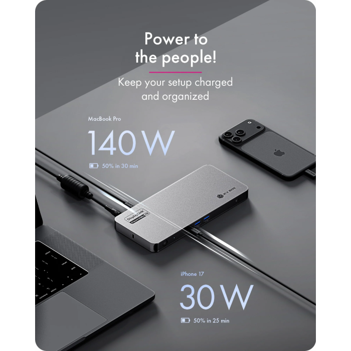 IcyBox IB-DK7402-C31 Diamond Docking USB-C priklopna postaja ICYBOX IcyBox IB-DK7402-C31 Diamond Docking USB-C priklopna postaja