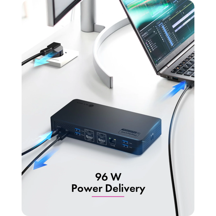 IcyBox IB-DK2255AC Heart Docking USB-C priklopna postaja ICYBOX IcyBox IB-DK2255AC Heart Docking USB-C priklopna postaja