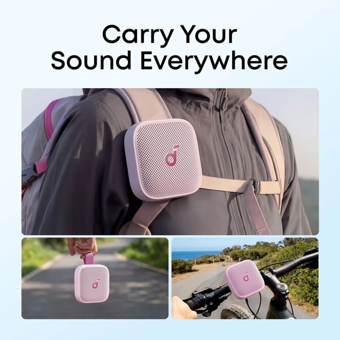 Anker Soundcore Boom Go 3i prenosni Bluetooth zvočnik, roza ANKER Anker Soundcore Boom Go 3i prenosni Bluetooth zvočnik, roza