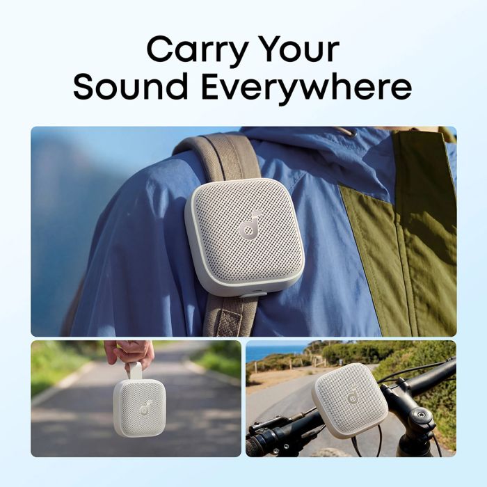 Anker Soundcore Boom Go 3i prenosni Bluetooth zvočnik, bež