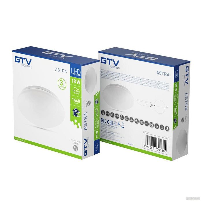 GTV LED stropna svetilka ASTRA 18W GTV GTV LED stropna svetilka ASTRA 18W