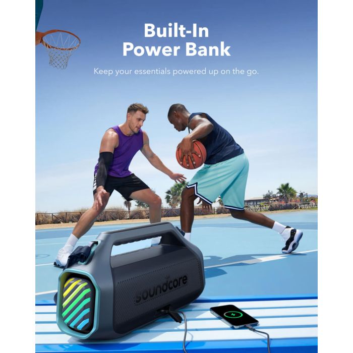 Anker Soundcore BOOM 2 Plus BT 6.0 prenosni Bluetooth zvočnik, moder ANKER Anker Soundcore BOOM 2 Plus BT 6.0 prenosni Bluetooth zvočnik, moder