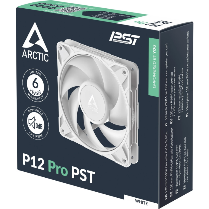 ARCTIC P12 PRO PST 120mm 4-pin ventilator (bel) ARCTIC ARCTIC P12 PRO PST 120mm 4-pin ventilator (bel)