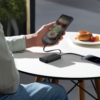 Anker Zolo Powerbank 10000 mAh, 35W z vgrajenima USB-C kabloma, črn Anker Zolo Powerbank 10000 mAh, 35W z vgrajenima USB-C kabloma, črn