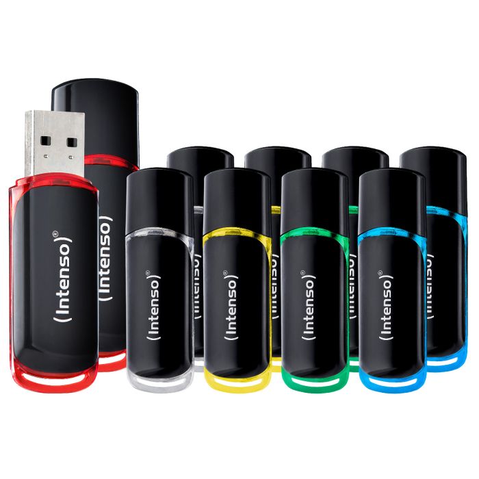 Intenso 10x8GB Business Line USB 2.0 spominski ključki - Barvni